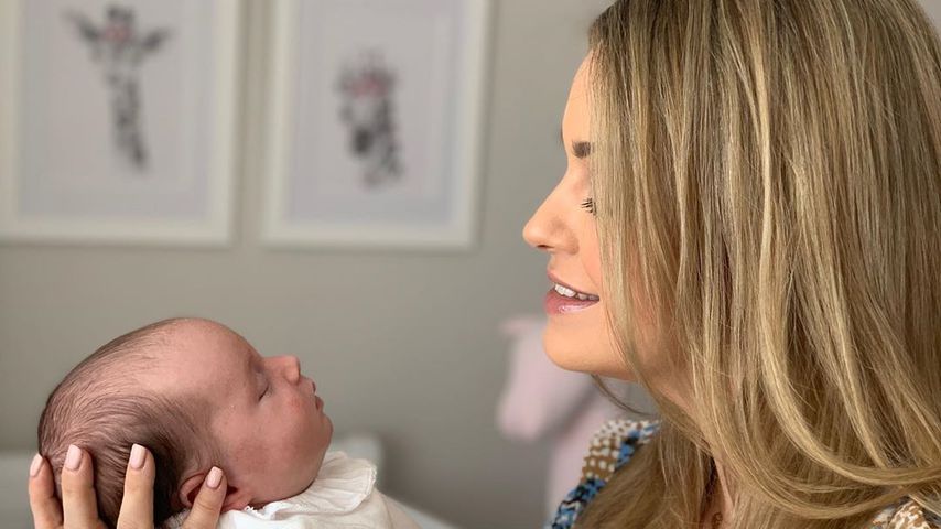 Ola Jordan und ihre Tochter Ella im April 2020