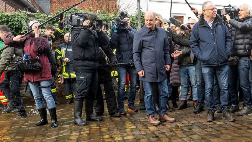 Olaf Scholz in Verden, Niedersachsen