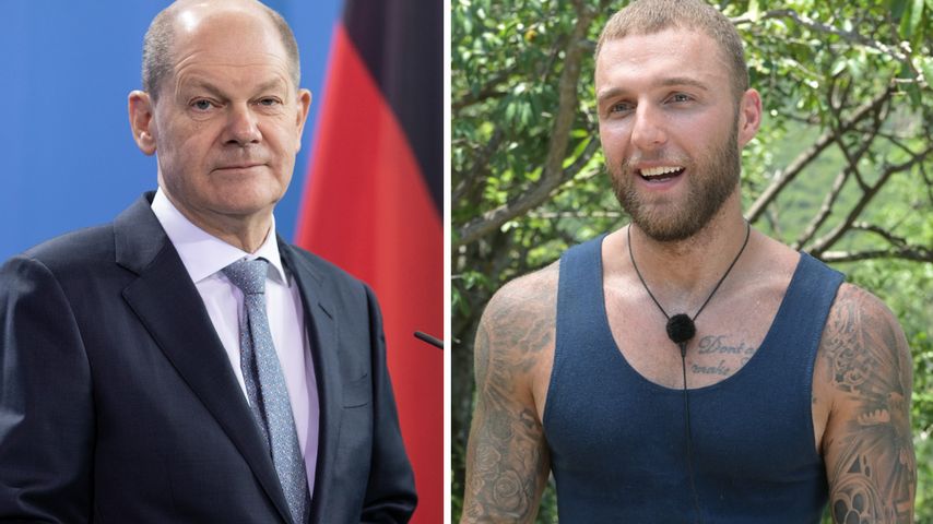 Via Insta: Drückte Olaf Scholz Dschungel-Filip die Daumen?