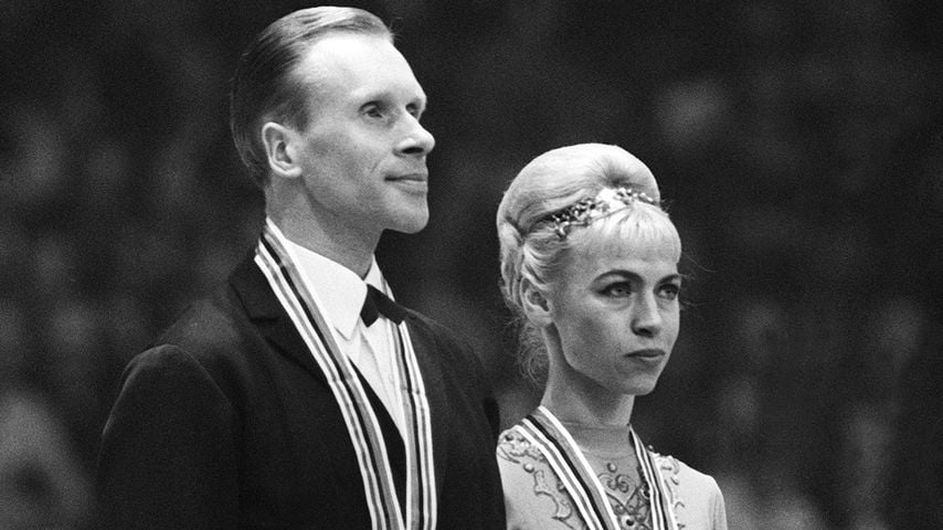 Oleg Protopopov und seine Frau Ljudmila