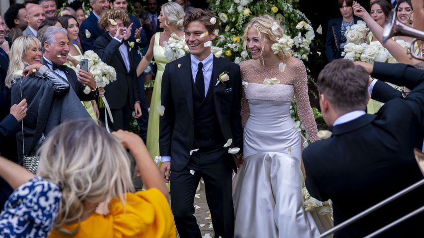 Hochzeit von Oliver Cheshire und Pixie Lott in England