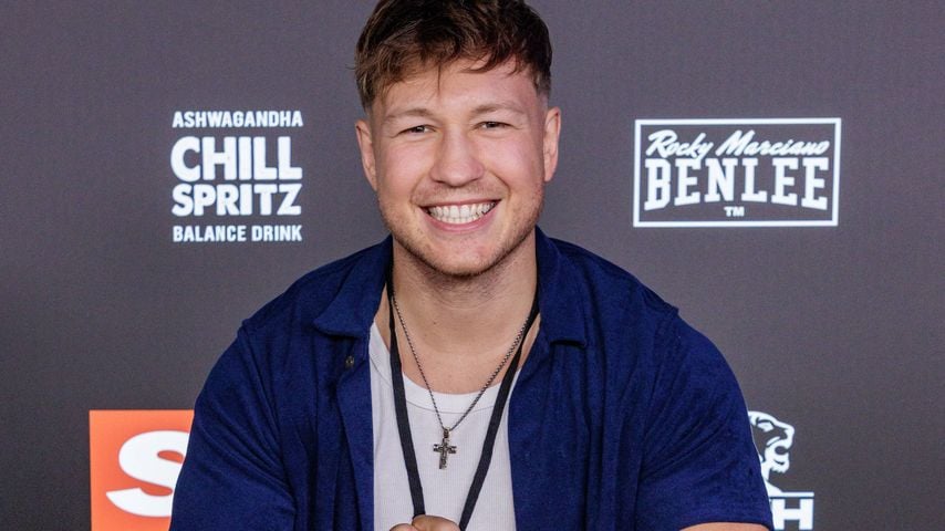 Oliver Ginkel beim Promibox-Event Fame Fighting in der Ostermann Arena Leverkusen