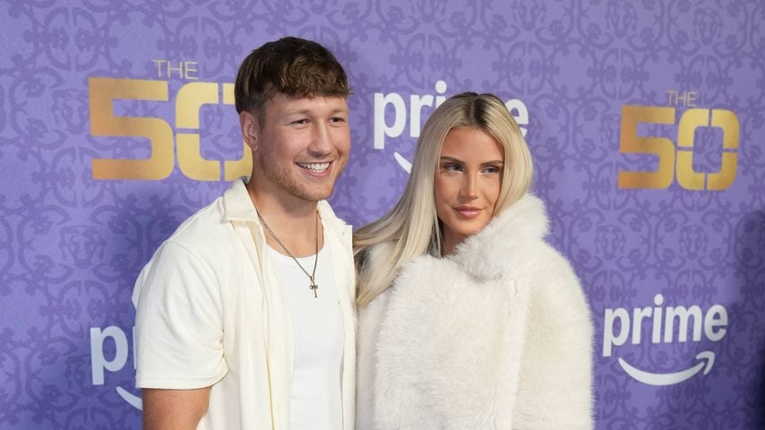 Oliver Ginkel mit Antonia Rot, Premiere von "The 50" Staffel 3