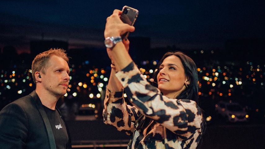 Oliver und Amira Pocher in Hannover im Mai 2020