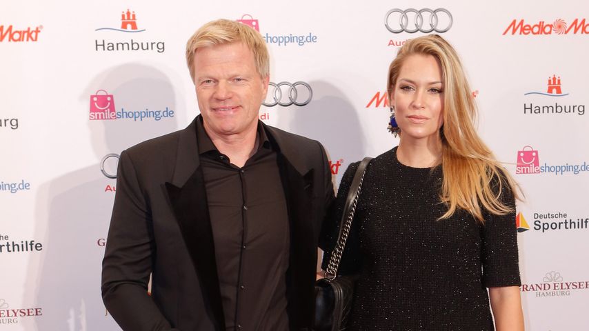 Oliver Kahn mit seiner Frau Svenja im Oktober 2015 in Hamburg