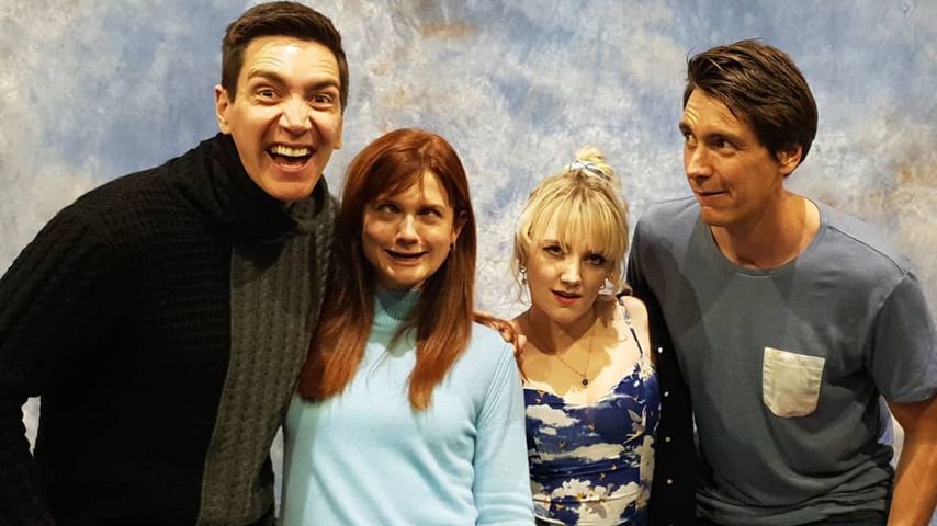 Oliver Phelps, Bonnie Wright, Evanna Lynch und James Phelps
