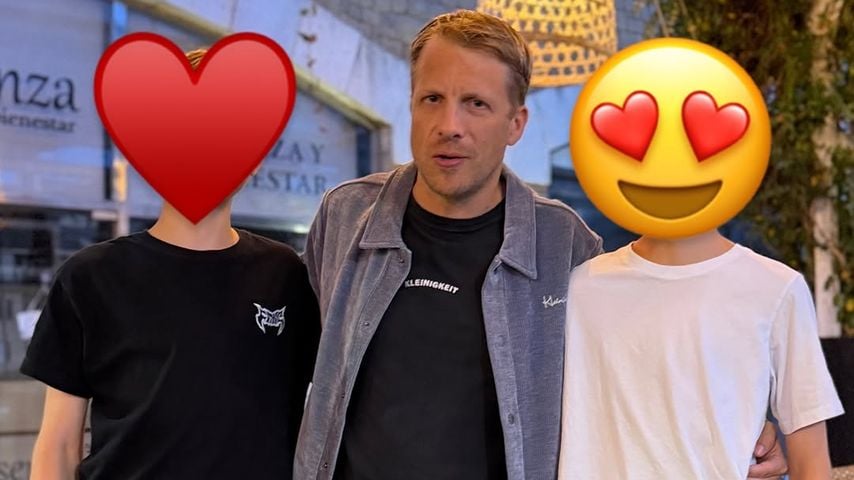 Fast größer als er: Oliver Pocher teilt Foto mit Zwillingen