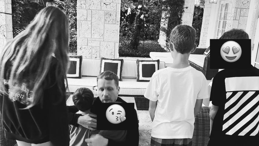 Oliver Pocher mit seinen Kids