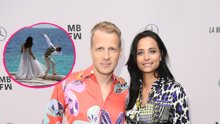 Mit Dab! Neues Hochzeitsfoto von Oliver Pocher und Amira