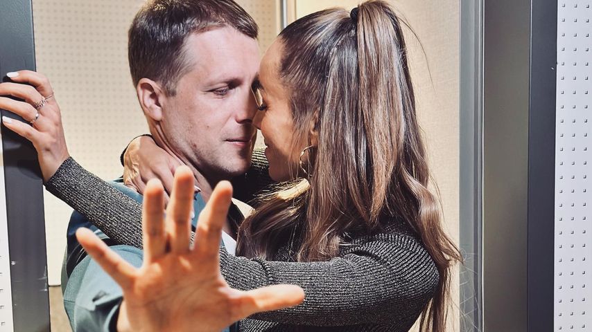 So nah! Hier kuschelt Olli Pocher mit seiner Ex Annemarie