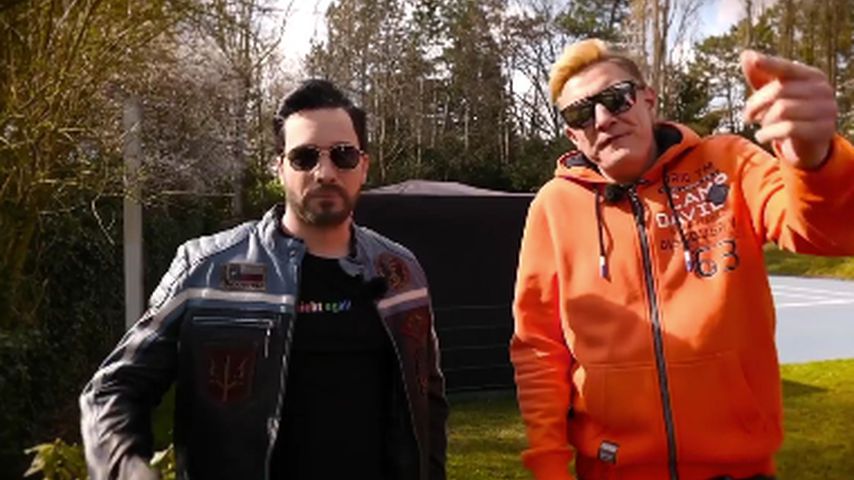 Oliver Pocher und Matze Knop als Michael Wendler und Dieter Bohlen