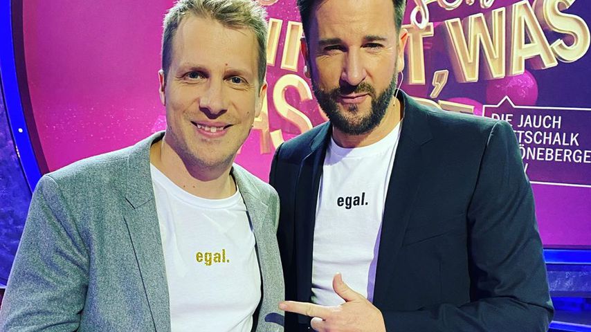 Oliver Pocher und Michael Wendler im Mai 2020