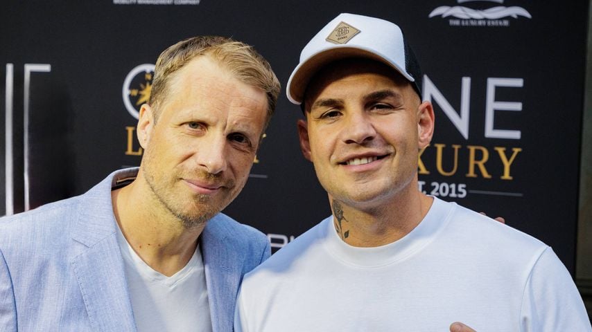 Oliver Pocher und Pietro Lombardi beim Private Summer Gathering by One Luxury in der Villa Stella Rheni in Bonn