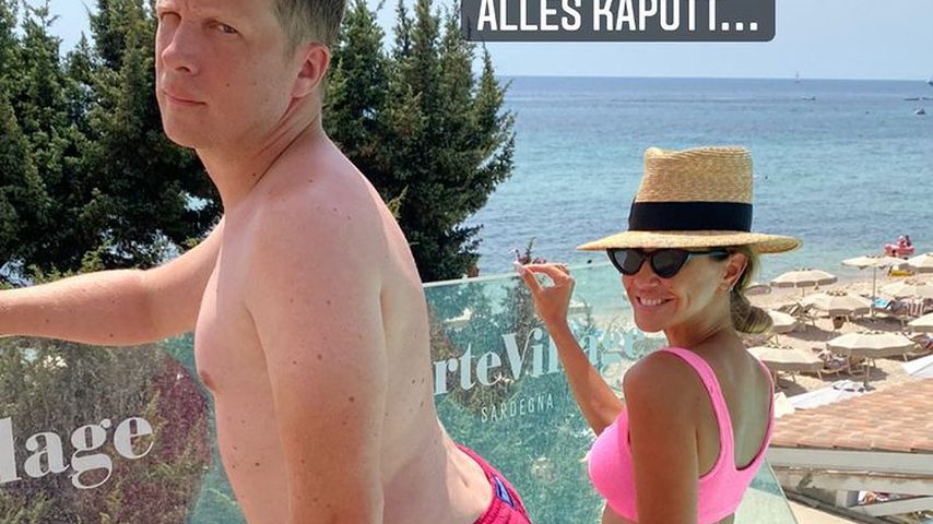 Foto mit Seltenheitswert: Olli Pocher posiert mit Ex Sandy