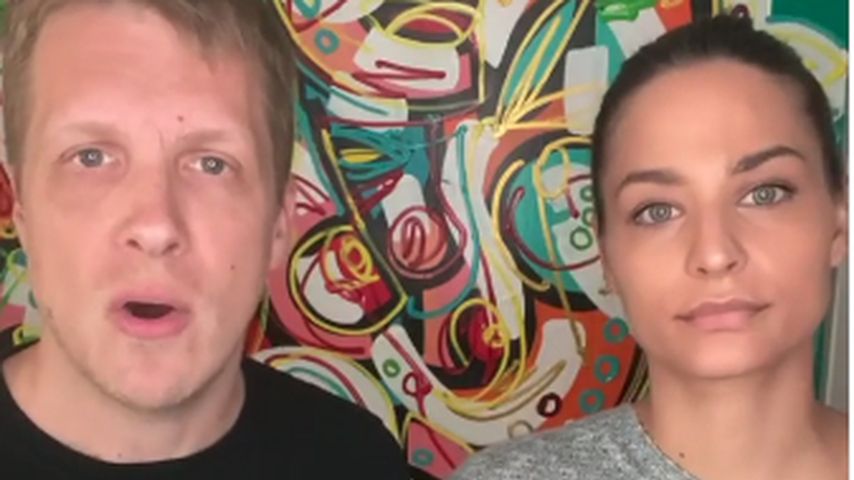 Oliver und Amira Pocher
