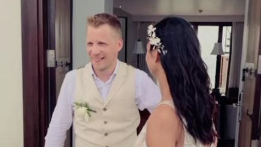 Oliver und Amira Pocher bei ihrer Hochzeit 2019