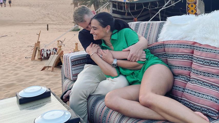 Oliver und Amira Pocher im April 2022