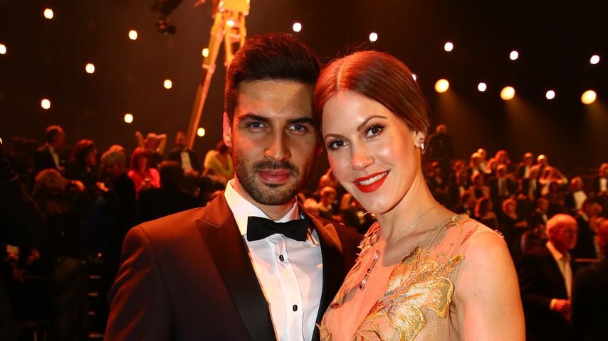 Wolke Hegenbarth und ihr Freund Oliver Vaid bei der "Goldenen Kamera"