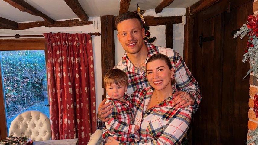 Olivia Bowen, Alex Bowen und ihr Sohn Abel, 2023