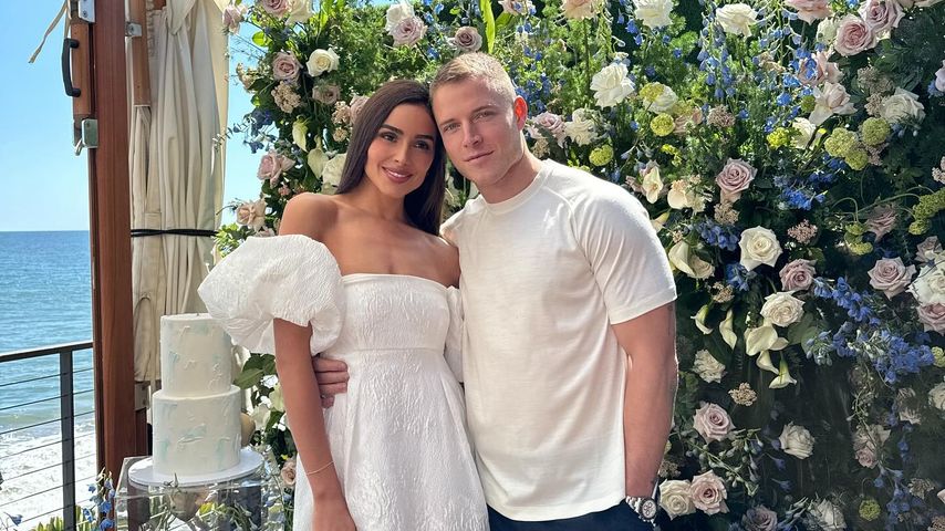 Olivia Culpo & Christian McCaffrey begrüßen ihr erstes Baby