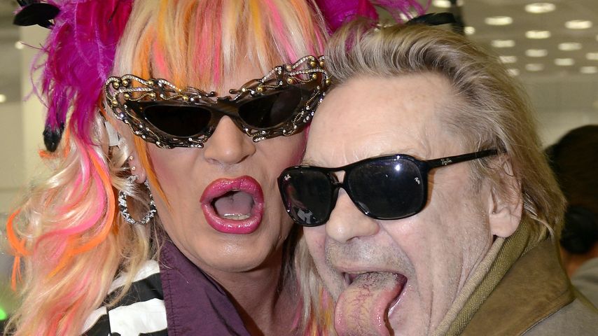 Olivia Jones und Helmut Berger im Januar 2013