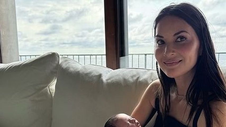 Olivia Munn mit ihrer Tochter Méi