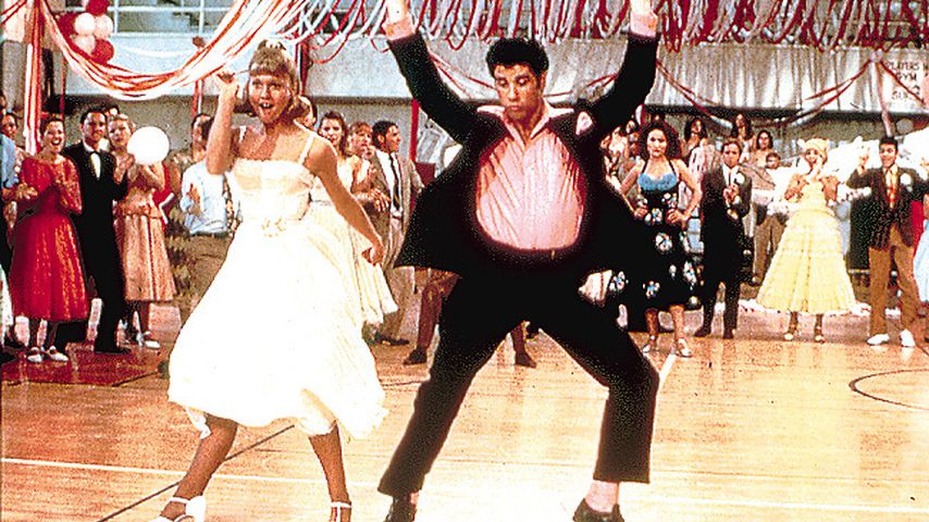 Olivia Newton-John und John Travolta in "Grease"