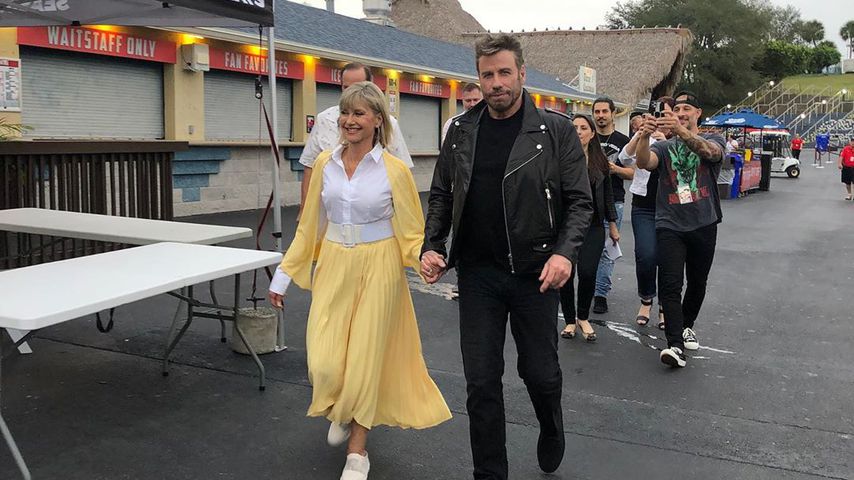 Olivia Newton-John und John Travolta im Dezember 2019