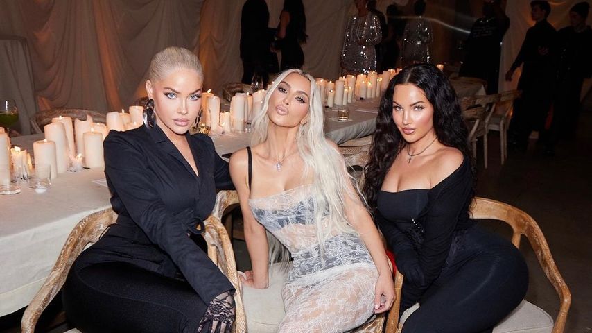 Olivia Pierson, Kim Kardashian und Natalie Halcro