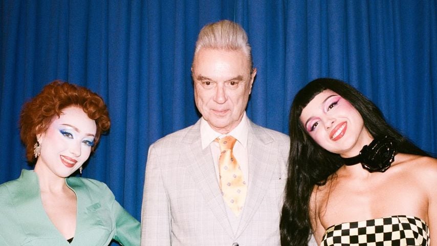 Olivia Rodrigo, Chappell Ryan und David Byrne beim Videodreh, 2026