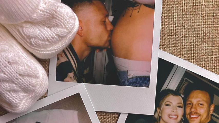 Olivia und Alex Bowens Baby-Posting