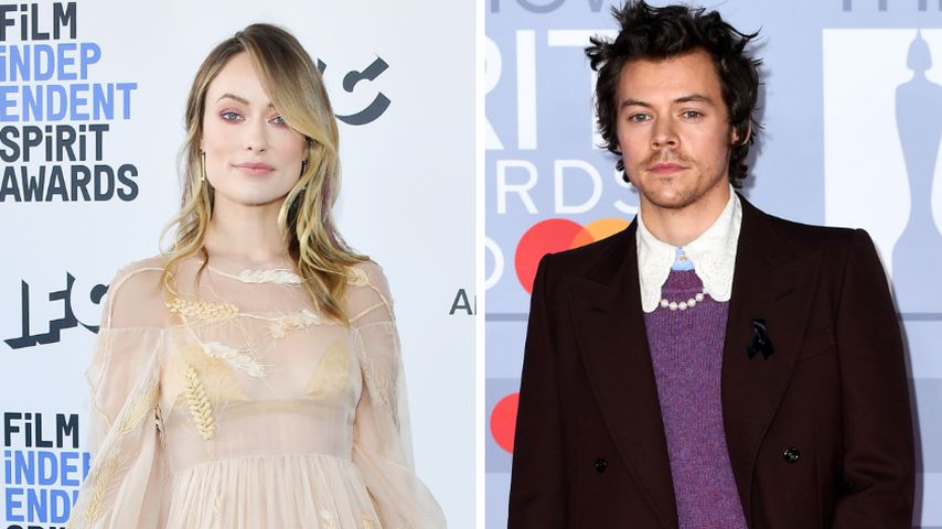 Olivia Wilde und Harry Styles wiedervereint am Filmset