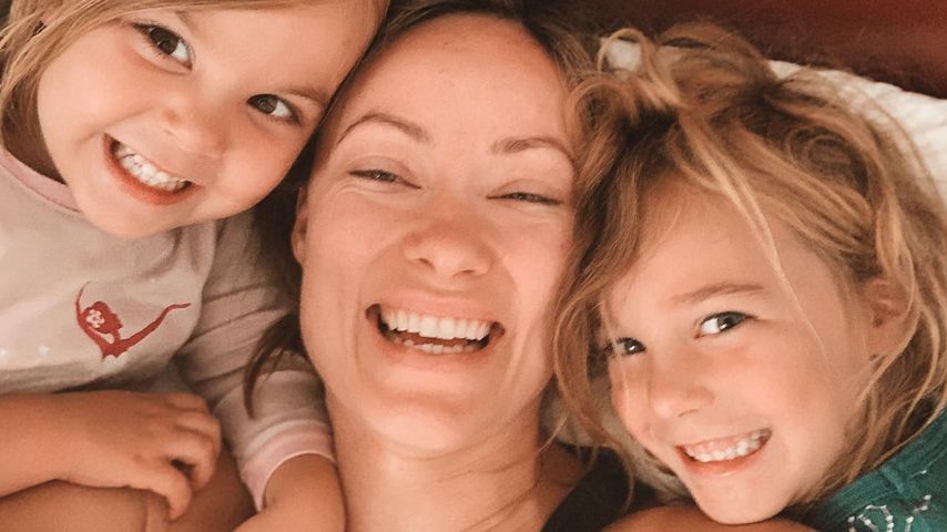 Olivia Wilde und ihre Kinder Otis und Jason im August 2019