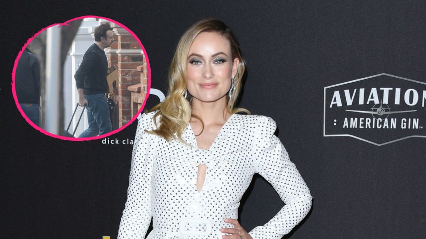 Was ist da los? Olivia Wilde mit Gepäck bei ihrem Ex Jason