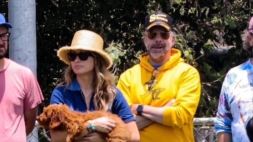Olivia Wilde und Jason Sudeikis genießen Tag mit Sohn Otis