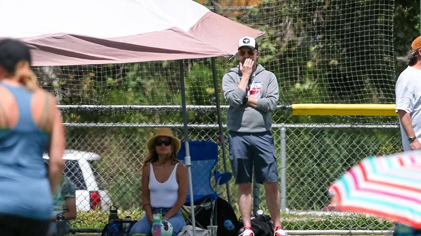 Bei einem Kinder-Fußballspiel in Los Angeles: Olivia Wilde und Jason Sudeikis, 22. April 2023
