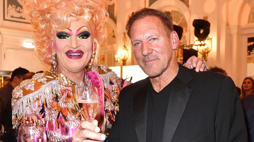 Olivie Jones und Ralf Möller auf der 20. Movie meets Media Party