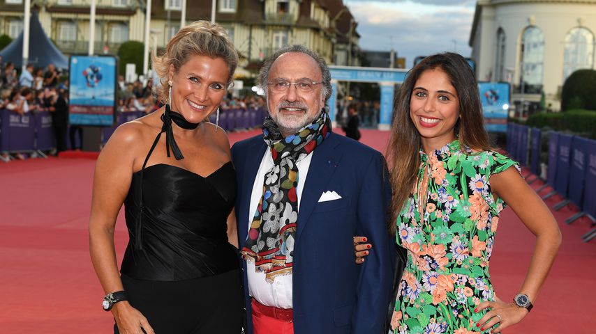 Olivier Dassault mit seiner Frau Natacha und seiner Tochter Helena
