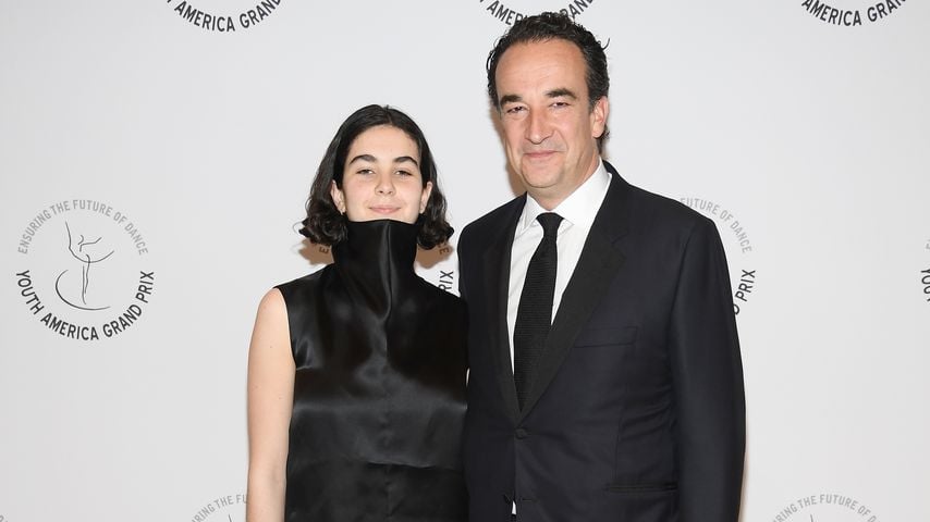 Olivier Sarkozy und seine Tochter Margot im April 2019