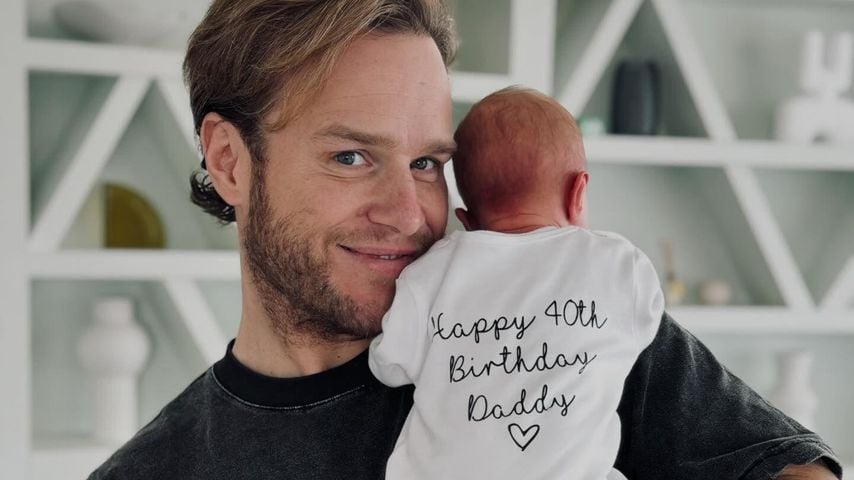 Olly Murs mit seiner Tochter, 2024