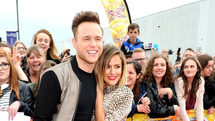 Olly Murs und Caroline Flack bei "X Factor", 2015