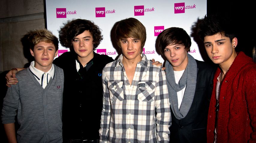 One Direction bei einem Event in London im November 2010