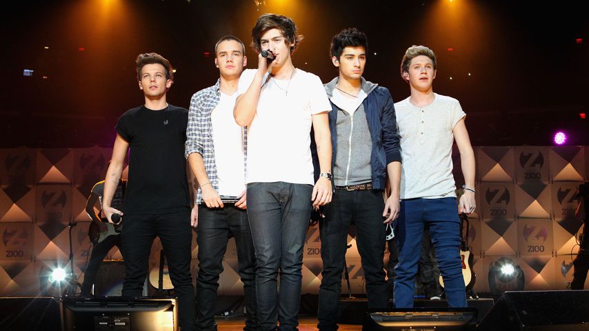 Die Boyband One Direction im Dezember 2012