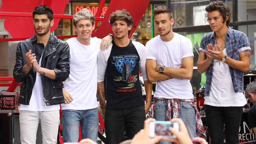 One Direction performen am Rockefeller Center in NYC im August 2013