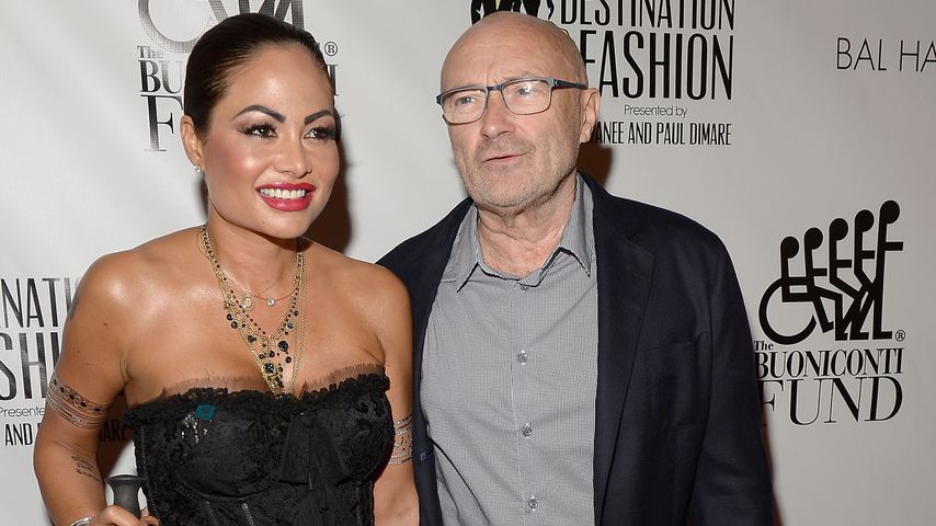 Orianne Cevey und Phil Collins