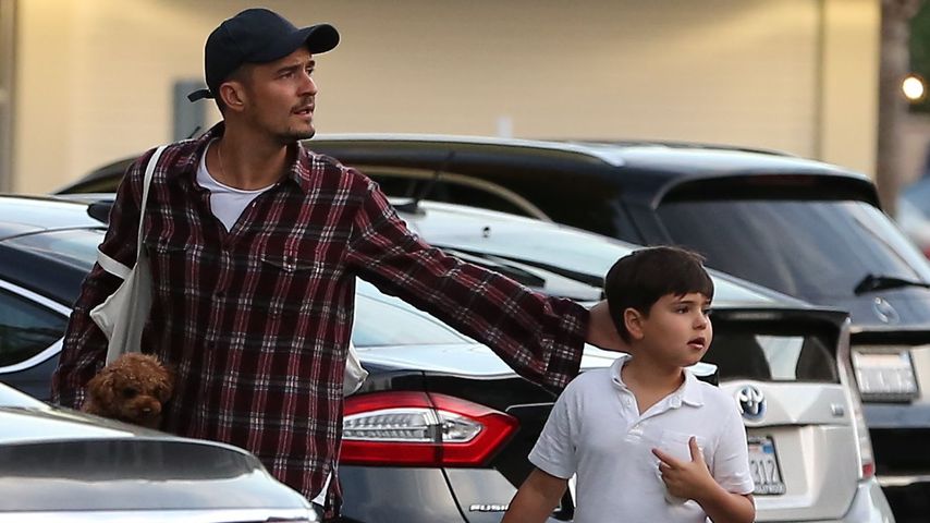 Orlando Bloom mit seinem Sohn Flynn