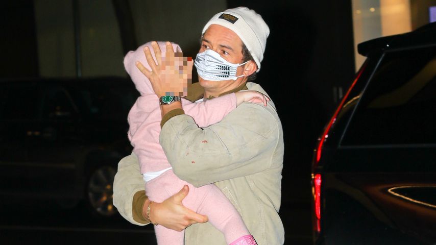 Orlando Bloom mit seiner Tochter Daisy im Januar 2022