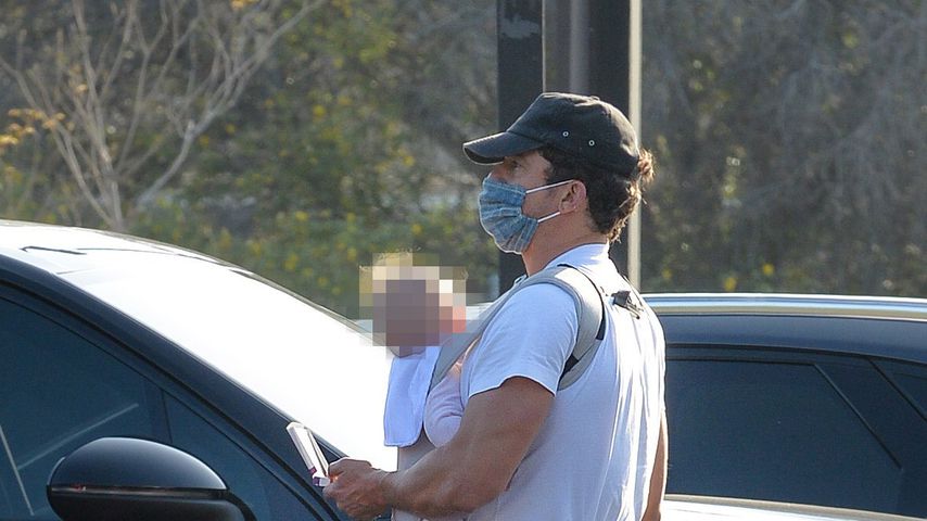 Orlando Bloom mit seiner Tochter Daisy Dove