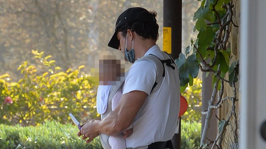 Orlando Bloom mit seiner Tochter Daisy Dove