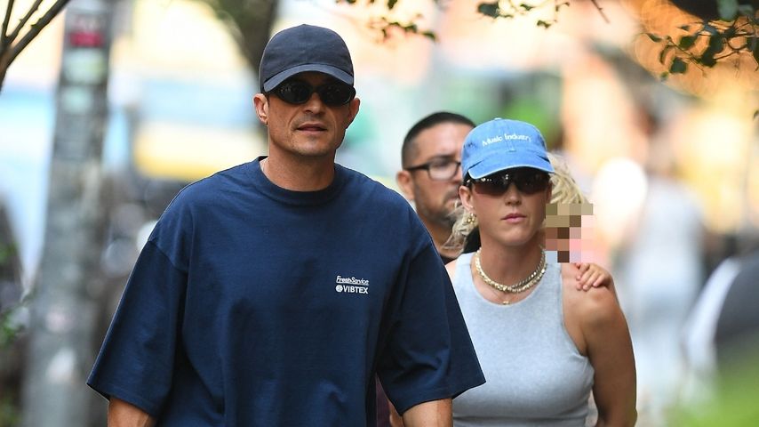 Orlando Bloom und Katy Perry mit ihrer Tochter Daisy, 2024